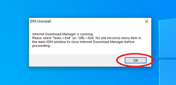 Internet Download Manager (IDM) Uninstalling Step 7